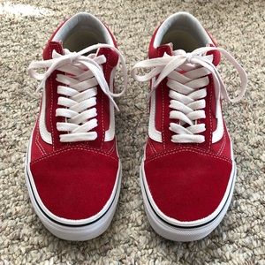 Vans Racing Red Old Skool (8 women/6.5 men)